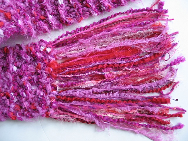 hand knit scarf