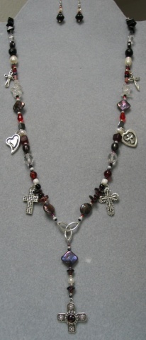 Beaded Charm Necklace