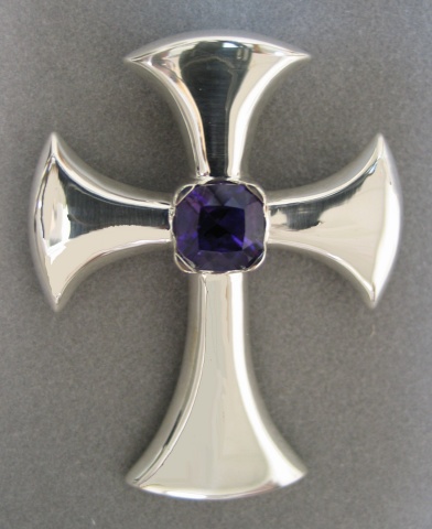 H31 BISHOP ALARD CROSS  w/ stone