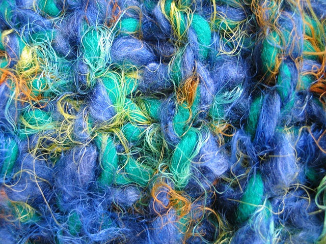 hand knit scarf