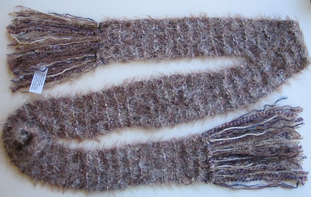 hand knit scarf