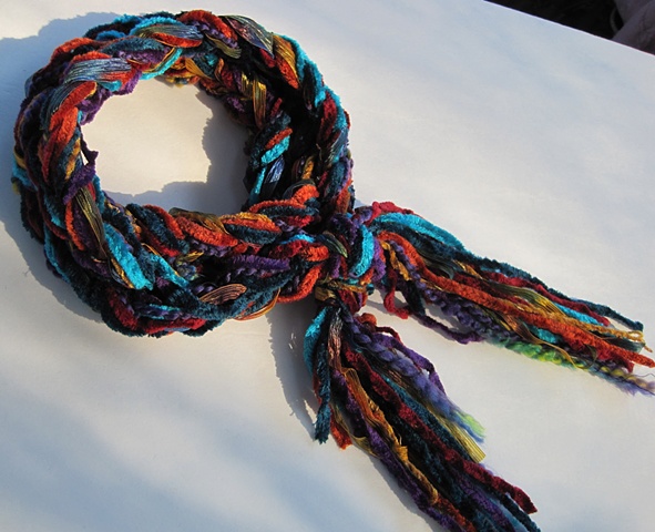 chenille braided boa