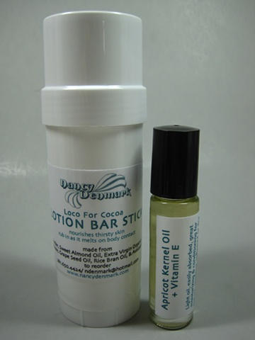 lotion bar stick with moisturizing oil