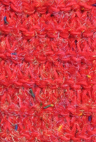 read knitted scarf or stole