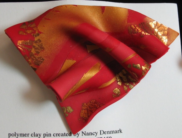 GOLD RED W/ FOIL PIN 1