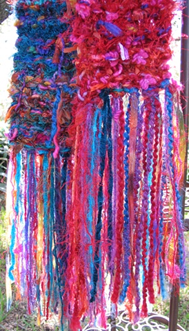 Q_JEWELTONE ART SCARF (SOLD) 