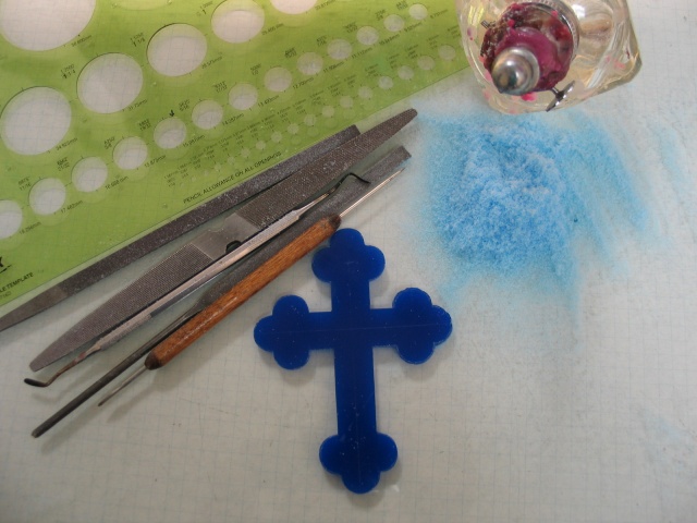 WAX FORM WITH DAY'S TOOLS