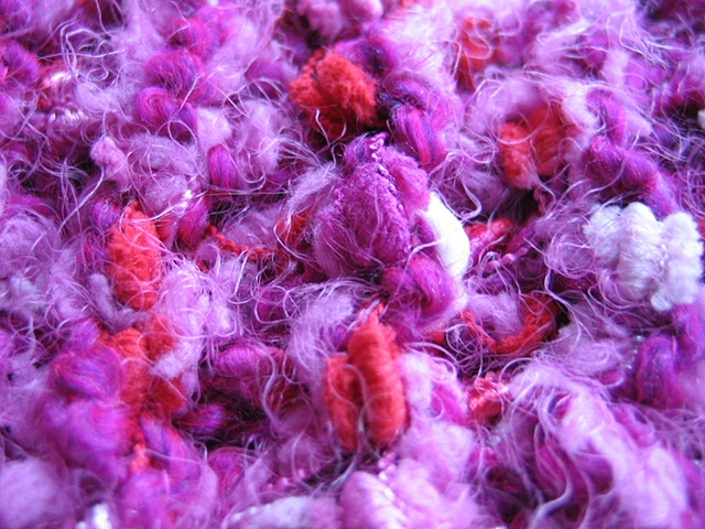 hand knit scarf
