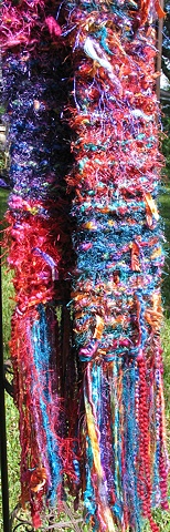 Q_JEWELTONE ART SCARF (SOLD) 
