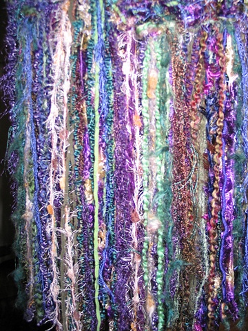 ART SCARF MOSSY COLORS