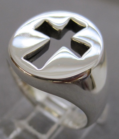 Sterling Silver Cross Ring