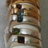 R6 RINGS MANY GEMS IN SILVER OR GOLD