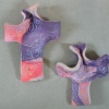 2 HAND HELD CROSSES