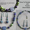OLIVE GREEN TO PURPLE
SHORT BEAD SET