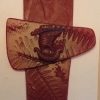 WAX CROSS WITH SHIP MODEL