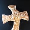 GOLD GOOD SHEPHERD HAND HELD CROSS #1