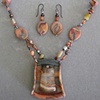 CONDOR AGATE PENDANT/
NECKLACE SET