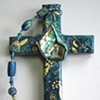 PAUA SHELL BUTTERFLY
COLLAGE CROSS