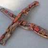 LARGE COPPER BEADED WALL CROSS
SIDE VIEW