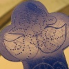 LOTUS FLOWER MARKED WITH PINHOLES