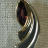 14K RHODOLITE GARNET MARQUISE PIN