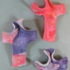 4 HAND HELD CROSSES