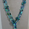 MONOCHROMATIC TEAL LARIAT