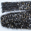 BLACK BROWN GRAY NUBBY FULL VIEW