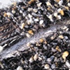 BLACK BROWN GRAY NUBBY TEXTURE CLOSE UP