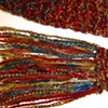 RICH COLORS OF AUTUMN
HAND KNITTED SCARF
CLOSE UP VIEW