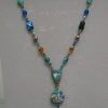 TEAL BLUE BROWN PRAYER BEADS