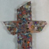 HOLY COPPER CROSS WITH CLAY (SOLD)