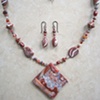 SQUARE ROSETTA PENDANT
BEADED NECKLACE SET
FULL VIEW