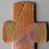LEAF IMPRESSED PURPLE, ORANGE, GREEN