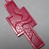 CROSS IN THE FINAL WAX STAGE BEFORE CASTING