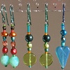 BEADED EARRINGS 2 
5 pair shown