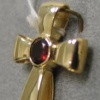 H23 THE GIFT OF GOD, 14K W/ FACETED GARNET
