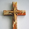 STAR OF MY LIFE 
ON ORANGE COLLAGE CROSS