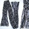 BLACK & SILVER SCARF