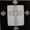 PECTORAL CROSS DRAWING WITH QUATREFOIL PENDANTS
