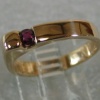 R6 RUBY IN 14K GOLD RING
