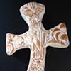 GOLD GOOD SHEPHERD HAND HELD CROSS #2