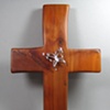 STERLING SPIRIT WIND BENEATH MY WINGS BUTTERFLY ON CEDAR CROSS 
FULL VIEW