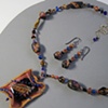 GOLD STRIKE
POLYMER CLAY NECKLACE SET
