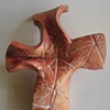 4_COPPER GOLD HAND HELD CROSS