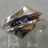 STERLING RING WITH RAINBOW OF STONES