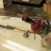 HEATING TOOL OVER FLAME