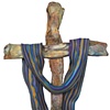 SHROUDED CROSS STRIPED ROYAL COLORS SOLD