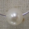 SINGLE PEARL ON SNAKE CHAIN