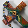 CLOSE UP OF FILLED WITH THE SPIRIT WALL CROSS